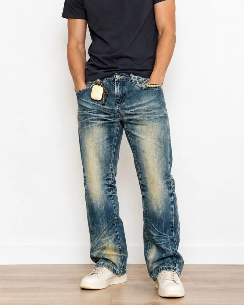 Unknown Reguler Fadding Jeans size 27-28 photo 1