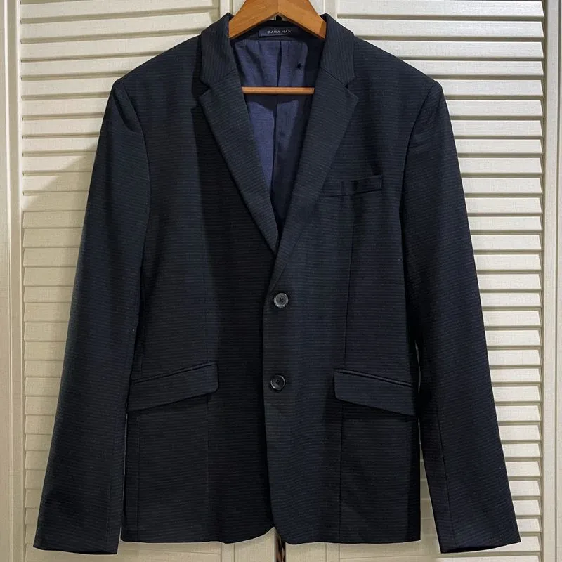 Brand New - Zara Man - Slim Fit Blazer - Charcoal - Size 50  photo 1