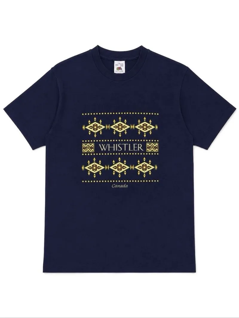 CANADA WHISTLER 1990s FRUIT OF THE LOOM TEE photo 1
