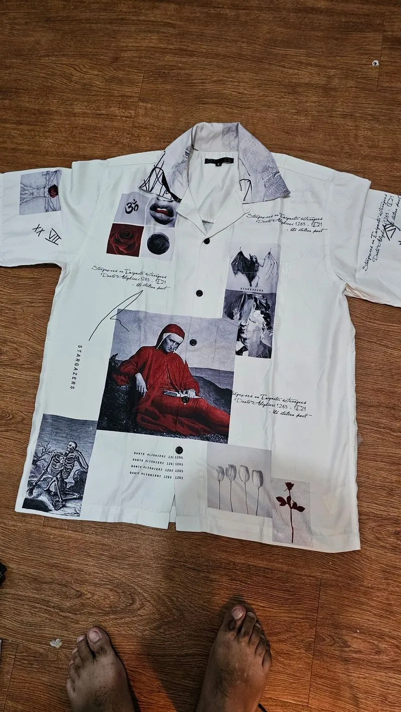 Stargazers - Alighieri 1264 Short Sleeve Open Collar Shirt : photo 1