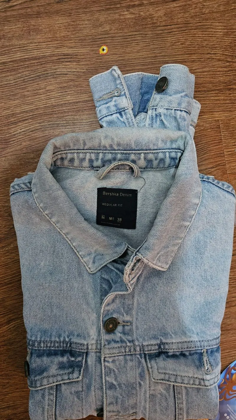 Bershka - Trucker Denim Jacket : Blue Washed (M) photo 1
