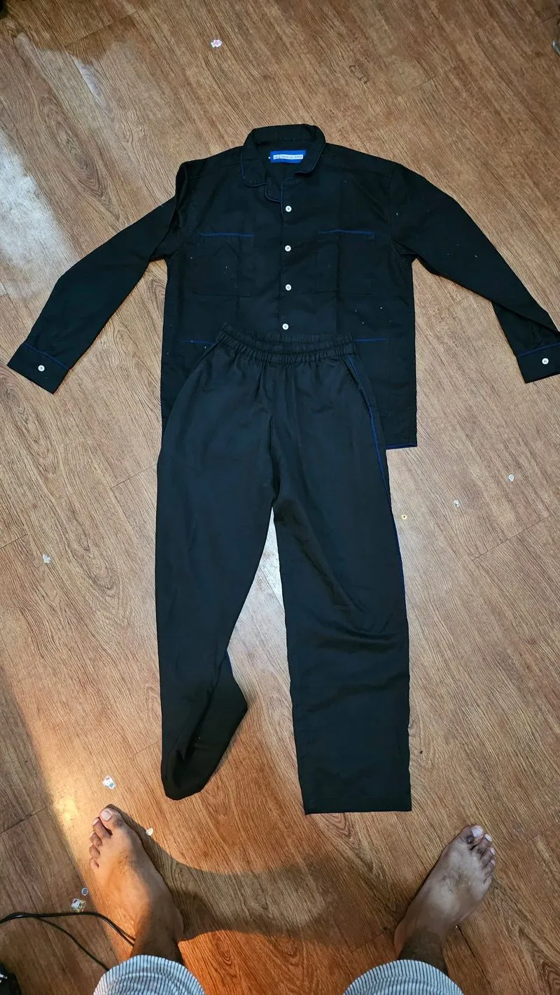 Tenue de Attire - One Set Pajamas : Black (Shirt : M & Pant: photo 1