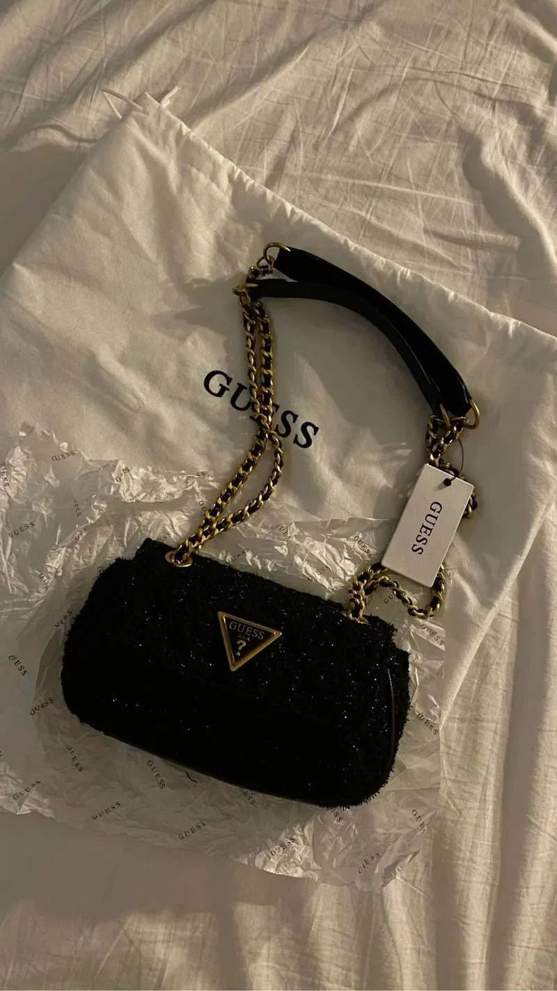 Guess Convertible Tweed Mini Bag photo 1