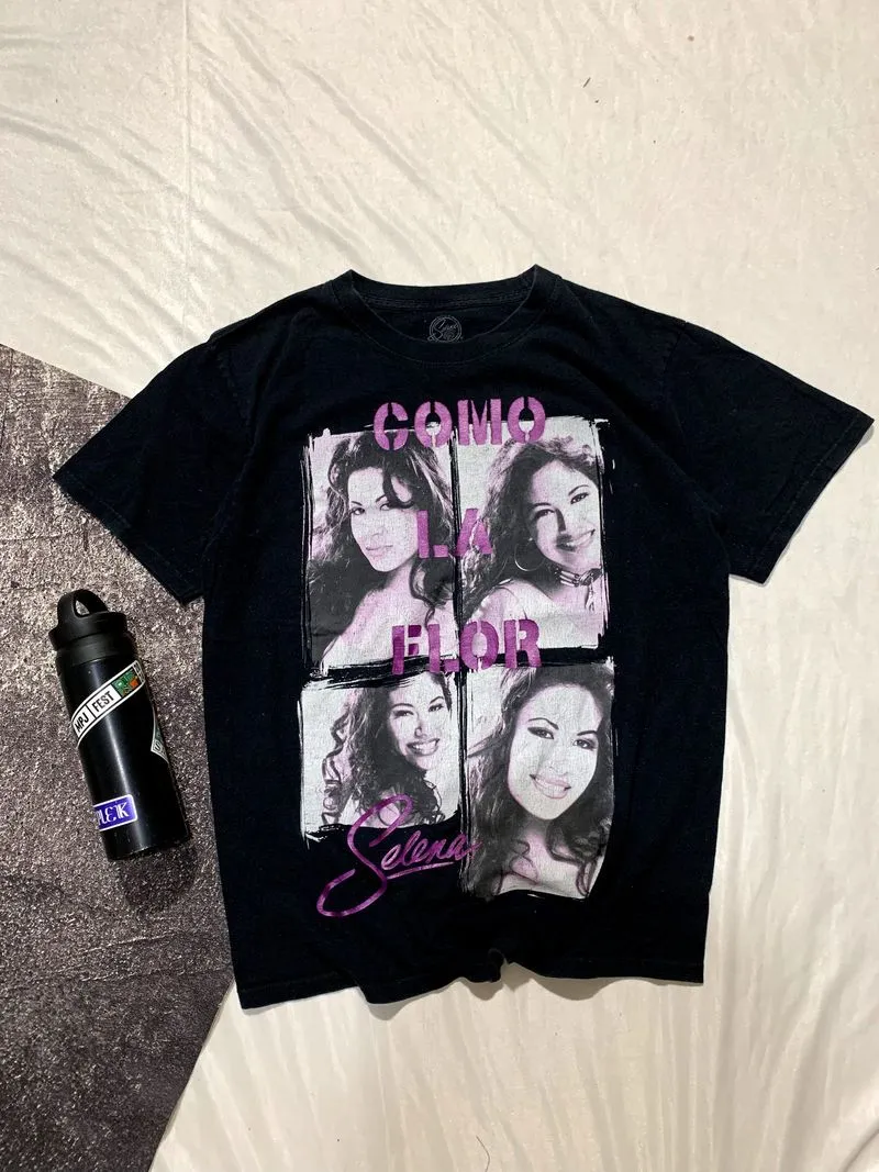 Kaos ts (SELENA) vintage band kartun metal singer photo 1