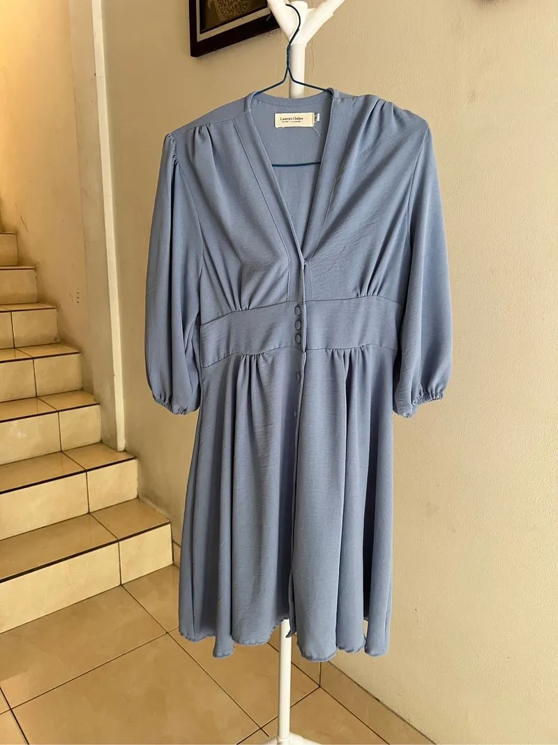 Blue dress  photo 1