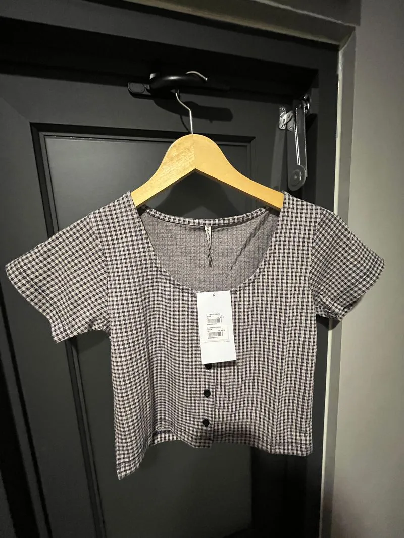 COLORBOX Casual T-shirt Wanita white black photo 1