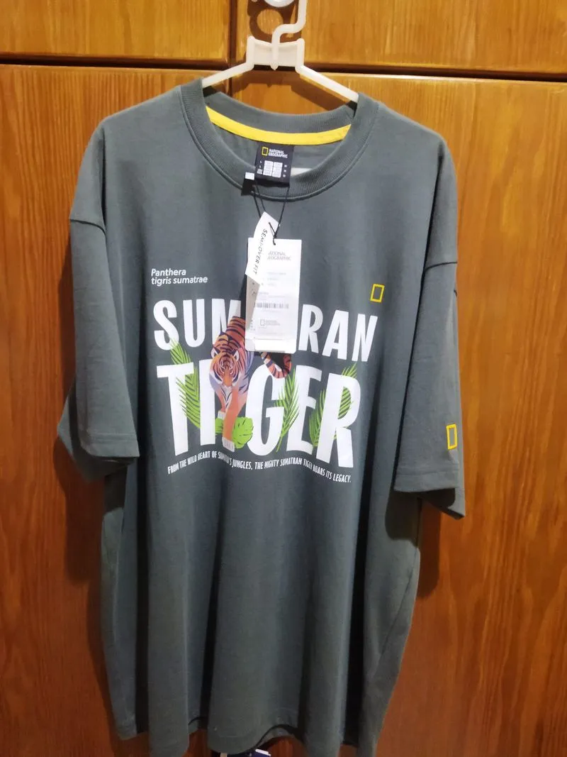 Kaos National Geographic Sumatran Tiger BNWT photo 1