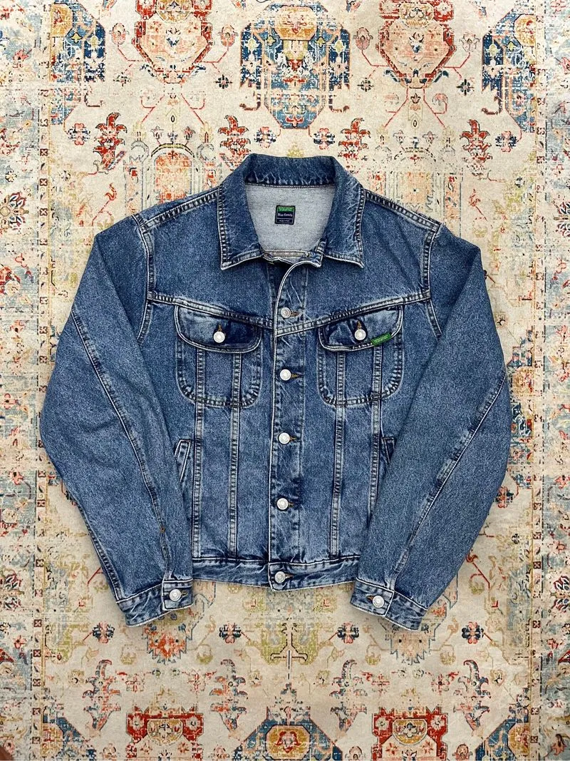 Jacket denim benneton, made in italy photo 1