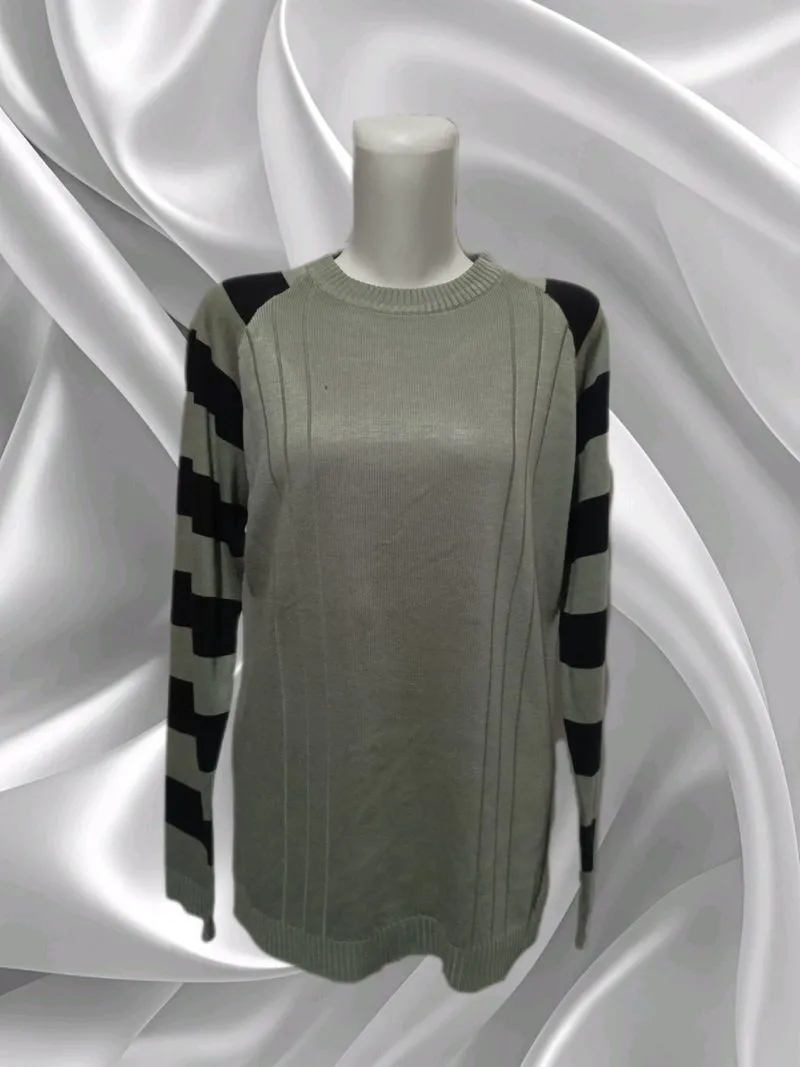 KNITWEAR STRIPE | SLEEVE RAGLAN
| ALL SIZE (FIT TO L) photo 1
