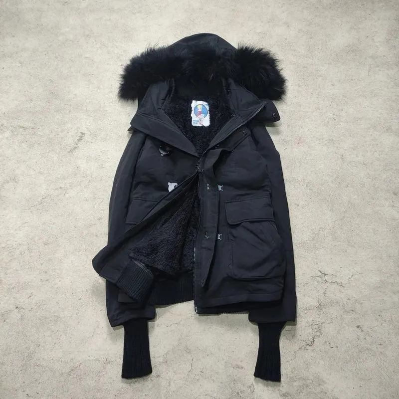 SLY Bondage Fur Raccoon Jacket Style Vkei Japanese Archive  photo 1