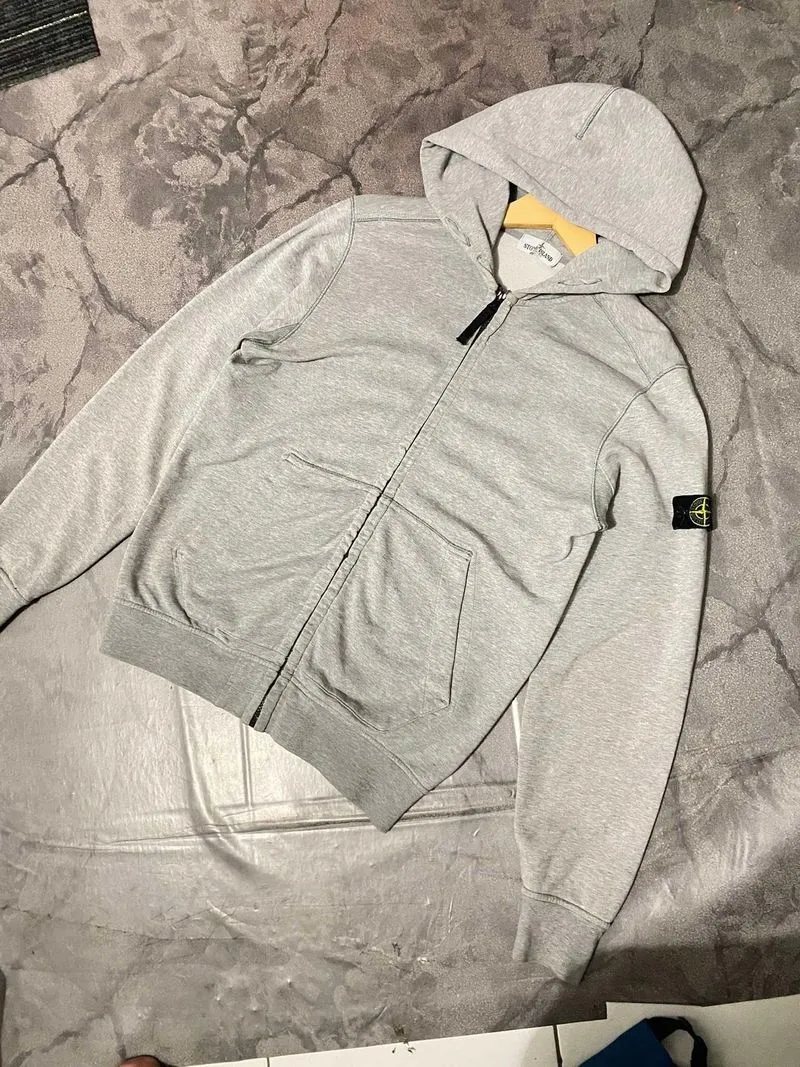 Stone Island Casual Hoody Pria gray Preloved