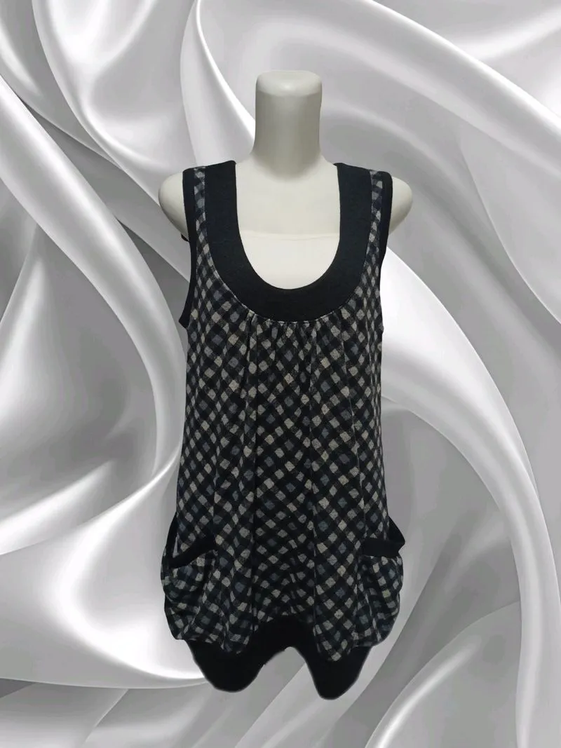 MINI DRESS | GINGHAM SLEEVELESS | ALL SIZE (FIT TO XL) photo 1