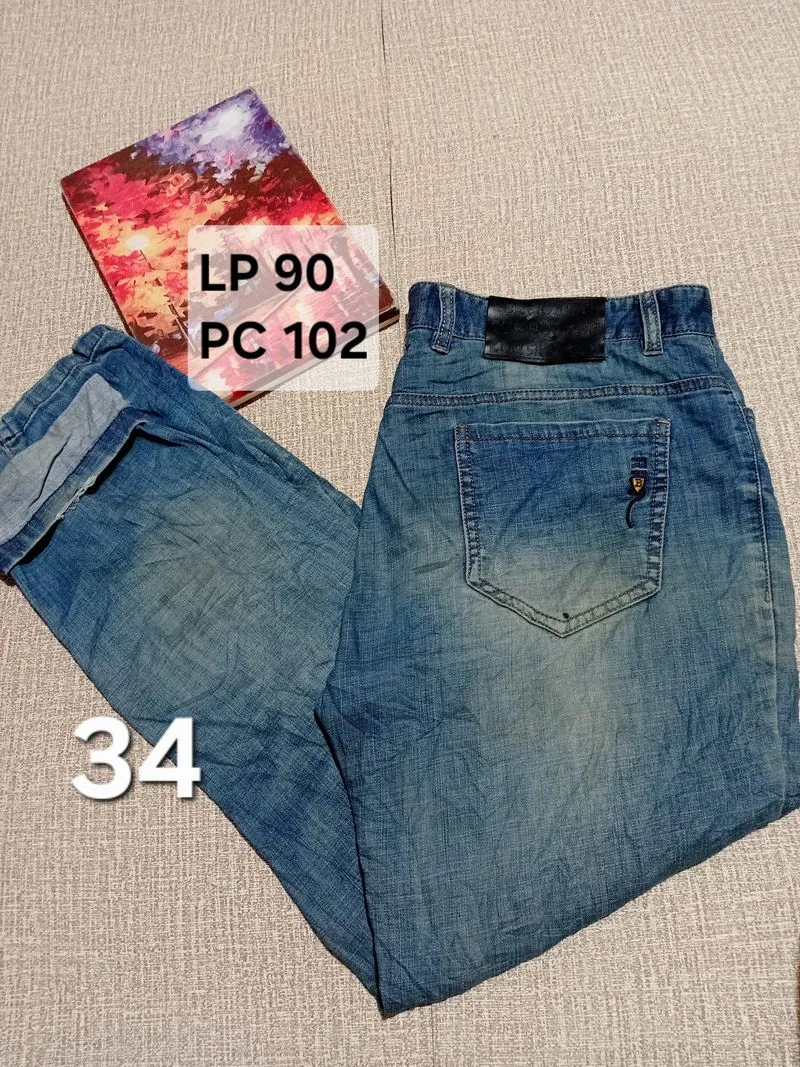 CELANA JEANS DENIM SLIM FIT STRAIGHT STREECHT STANDARD photo 1