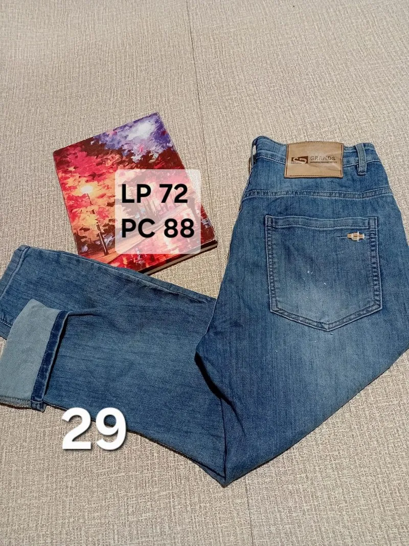 CELANA JEANS DENIM SLIM FIT STRAIGHT STREECHT STANDARD photo 1