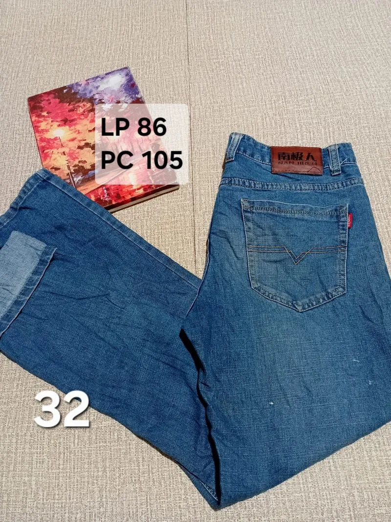 CELANA JEANS DENIM SLIM FIT STRAIGHT STREECHT STANDARD photo 1