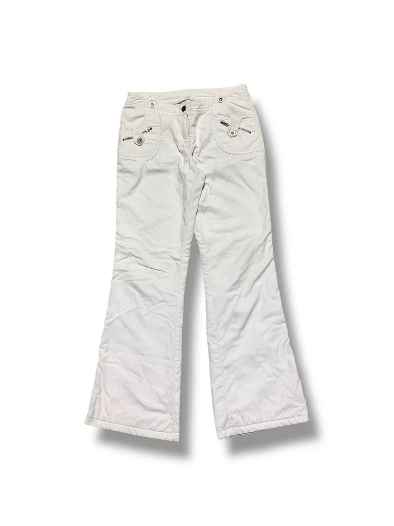 White Flared Pants Y2K Luxury photo 1
