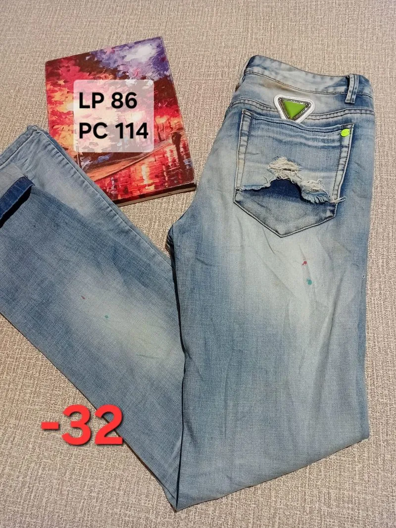 CELANA JEANS DENIM SLIM FIT STRAIGHT STREECHT STANDARD photo 1