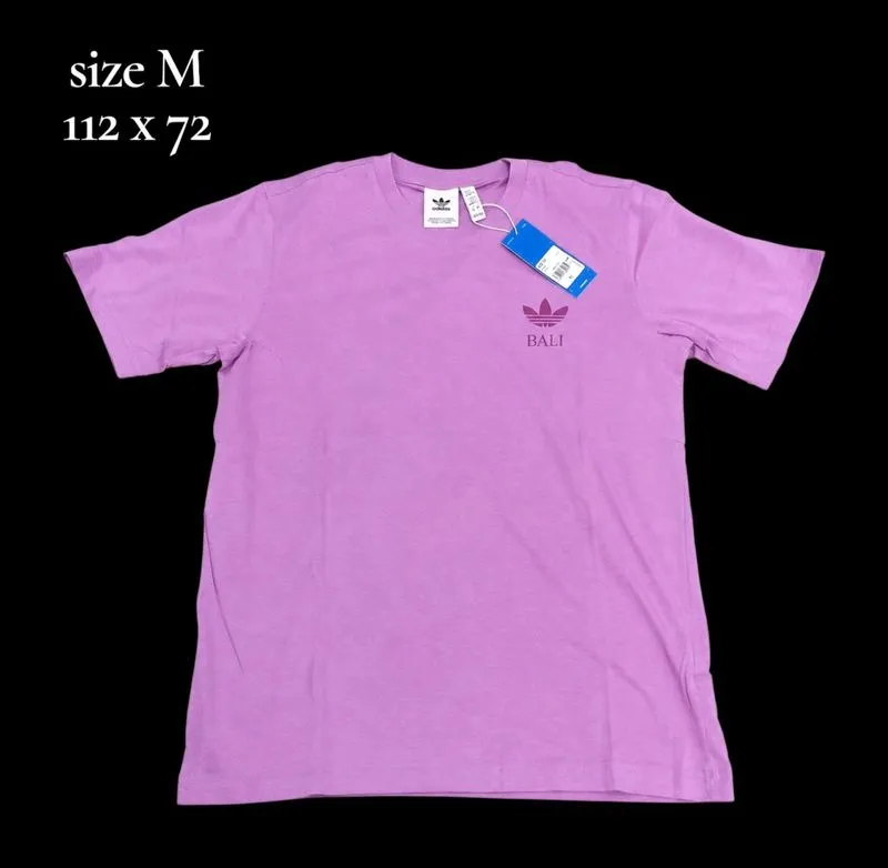 kaos t-shirt adidas bali ungu sz M BNWT photo 1