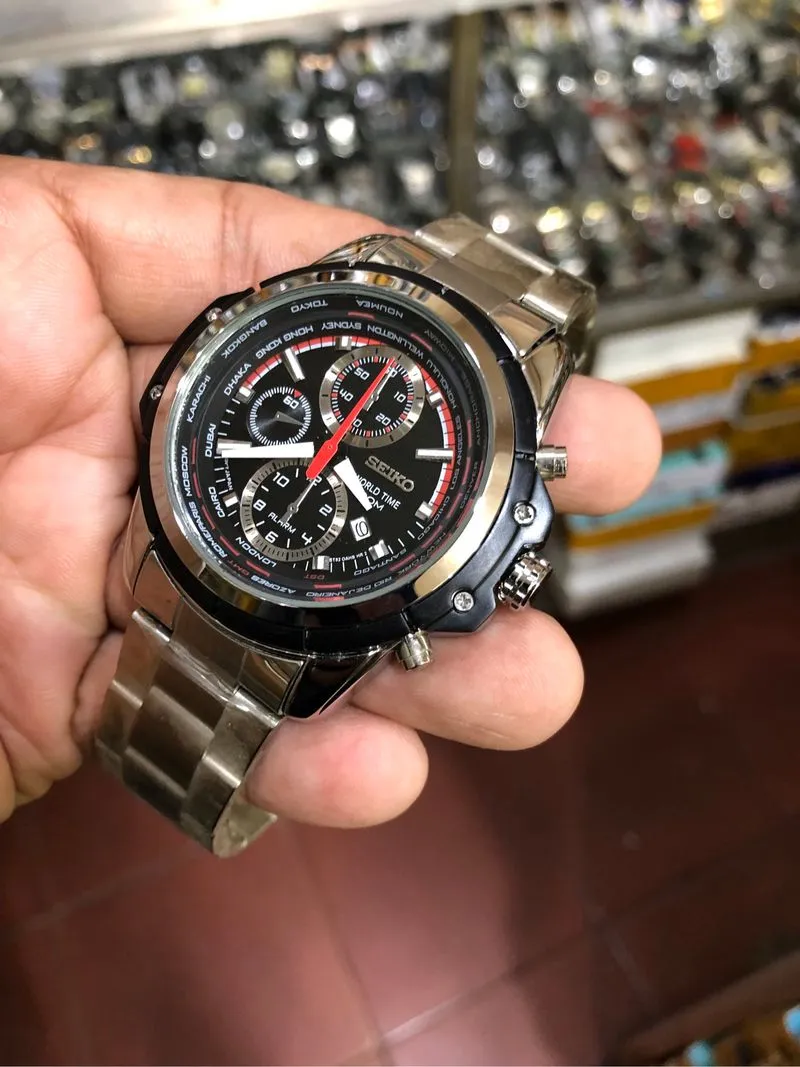 Jam tangan pria sport seiko anti karat anti air photo 1