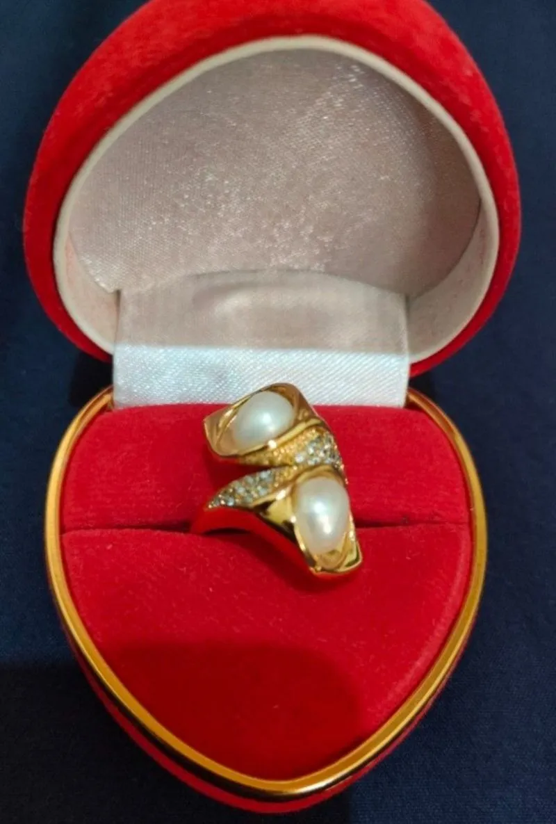 Cincin mutiara air tawar original  photo 1