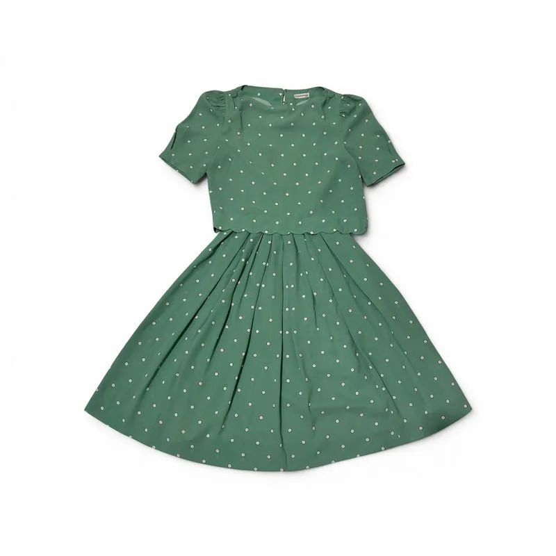 [NEW] Midi Dress Polkadot Lausanne Mint S LD 88 LP 84 P 102  photo 1
