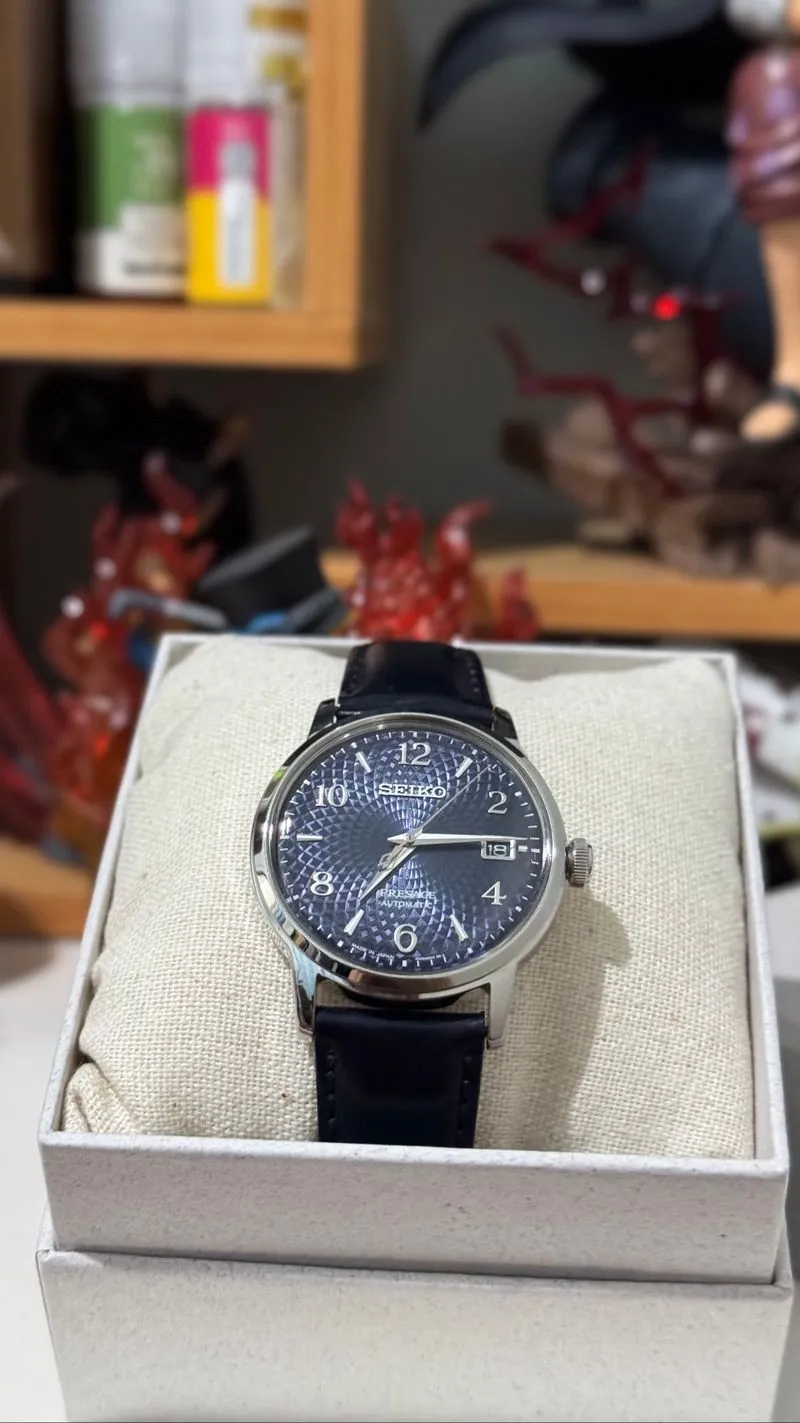Seiko Presage SRPE43J1 Cocktail Old Clock Blue Dia photo 1