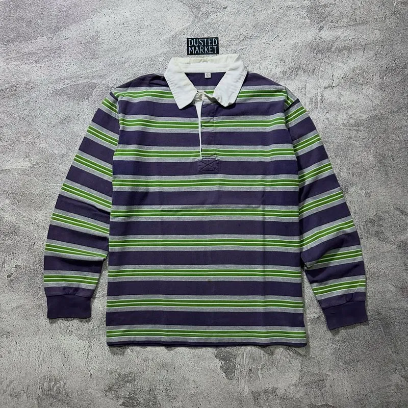 Longsleeve Polo Uniqlo Striped  photo 1