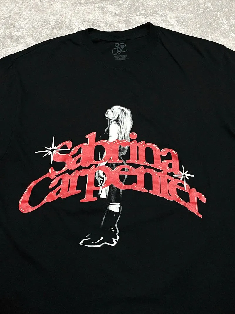 Kaos Singer Sabrina Carpenter Official Merch photo 1
