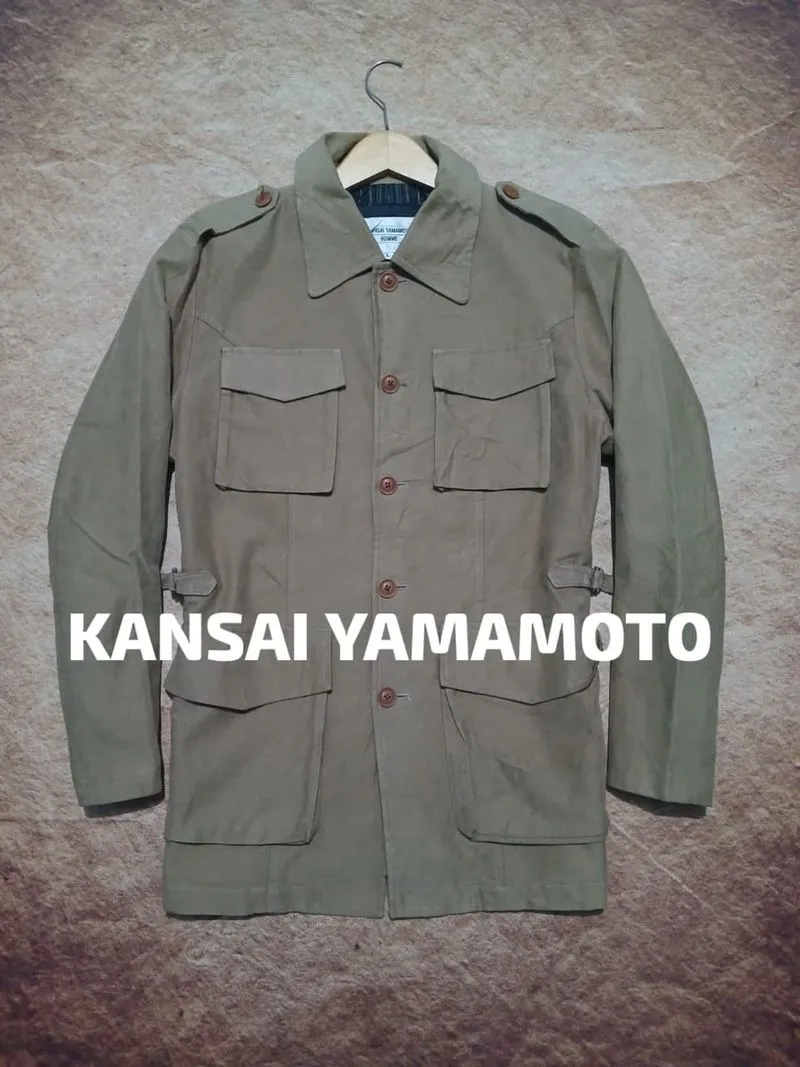 Kansaii yamamoto suede jaket second original photo 1