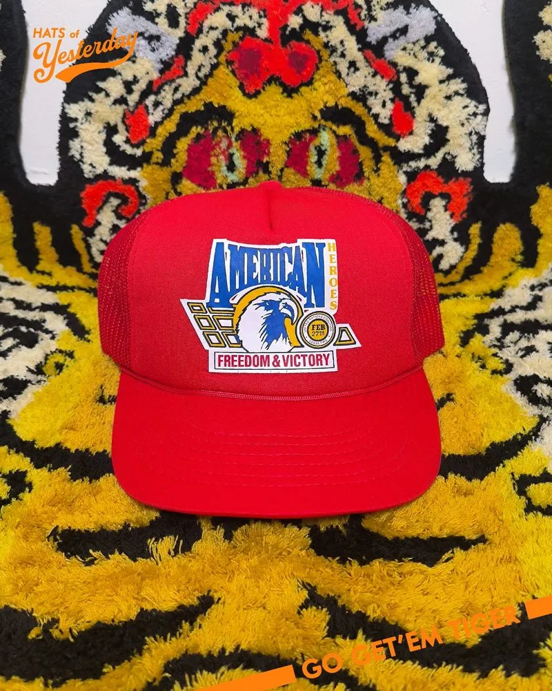 Topi American Heroes vintage trucker hat  photo 1
