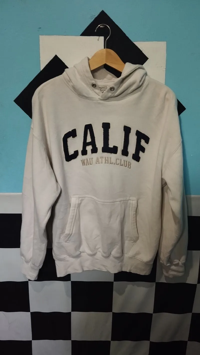 WHO.A.U Casual Hoody Pria cream photo 1