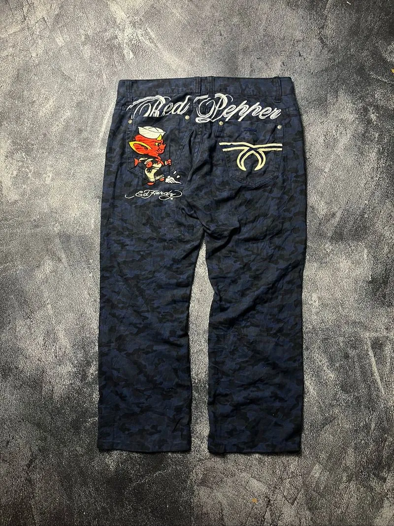 Ed Hardy x Red Pepper Camo Pants Not True Religion photo 1