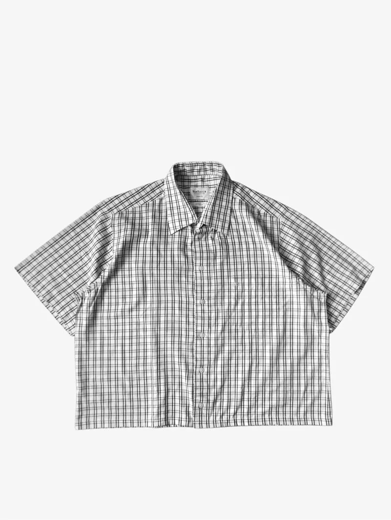 Boxy Shirt Short Sleeve plaid by VANHEUSEN photo 1