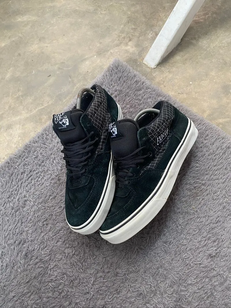 Vans halfcab skate classic black white  photo 1