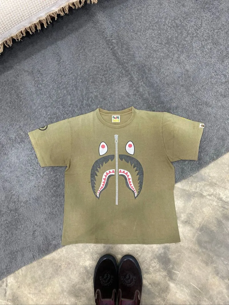 A bathing ape (bape) Shark olive drab photo 1