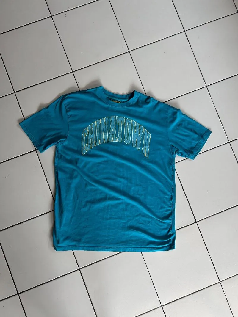 Chinatown Market Streetwear Y2K T-shirt Pria green photo 1