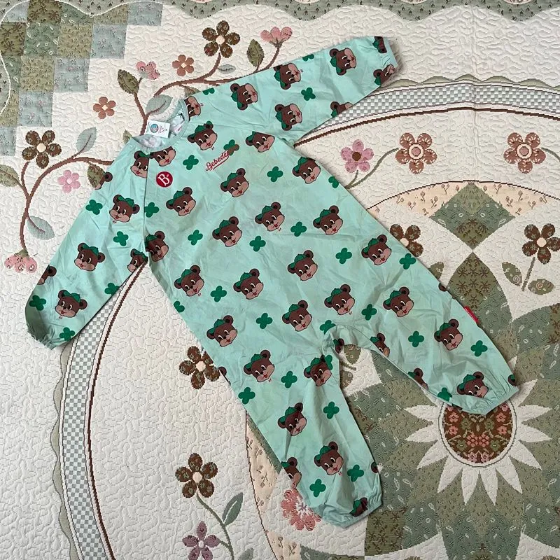 Jumsuit raincoat anak bebedepino beruang toska lucuuu photo 1