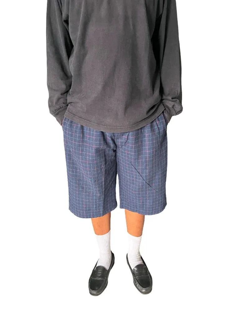 Plaid Short Navy photo 1