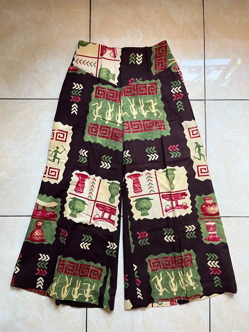 Ethnic Printed Wide Culotte (Kulot) Bohemian photo 1