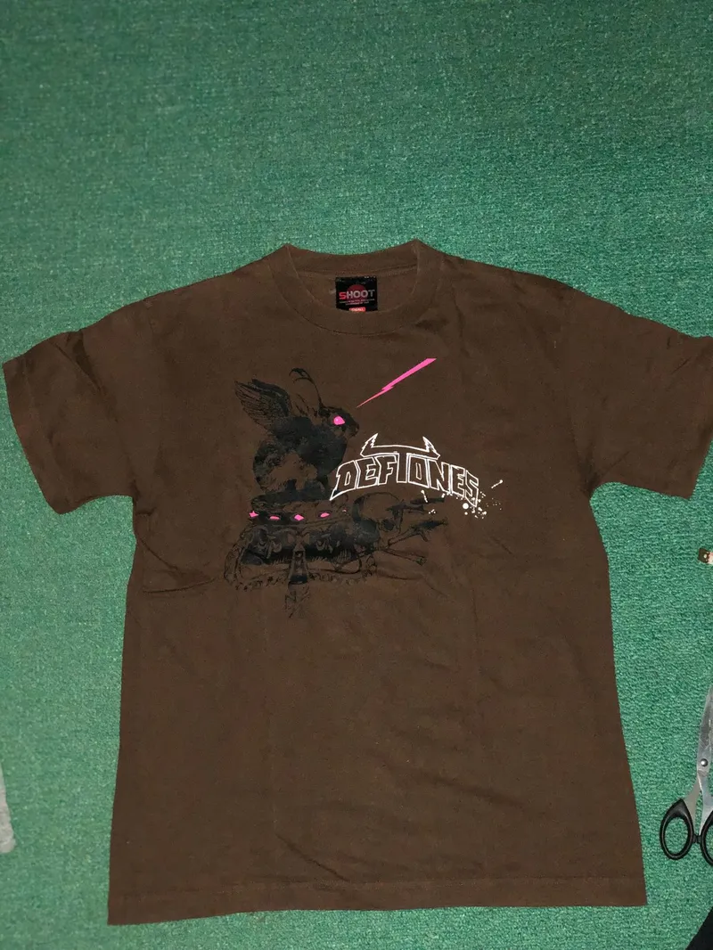 Y2K T-shirt Wanita brown photo 1