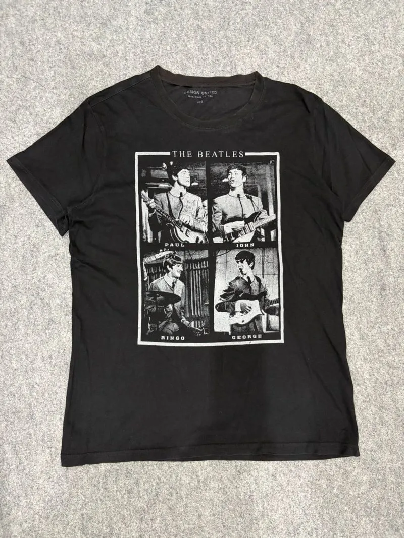 The Beatles Tee Black by Design United photo 1