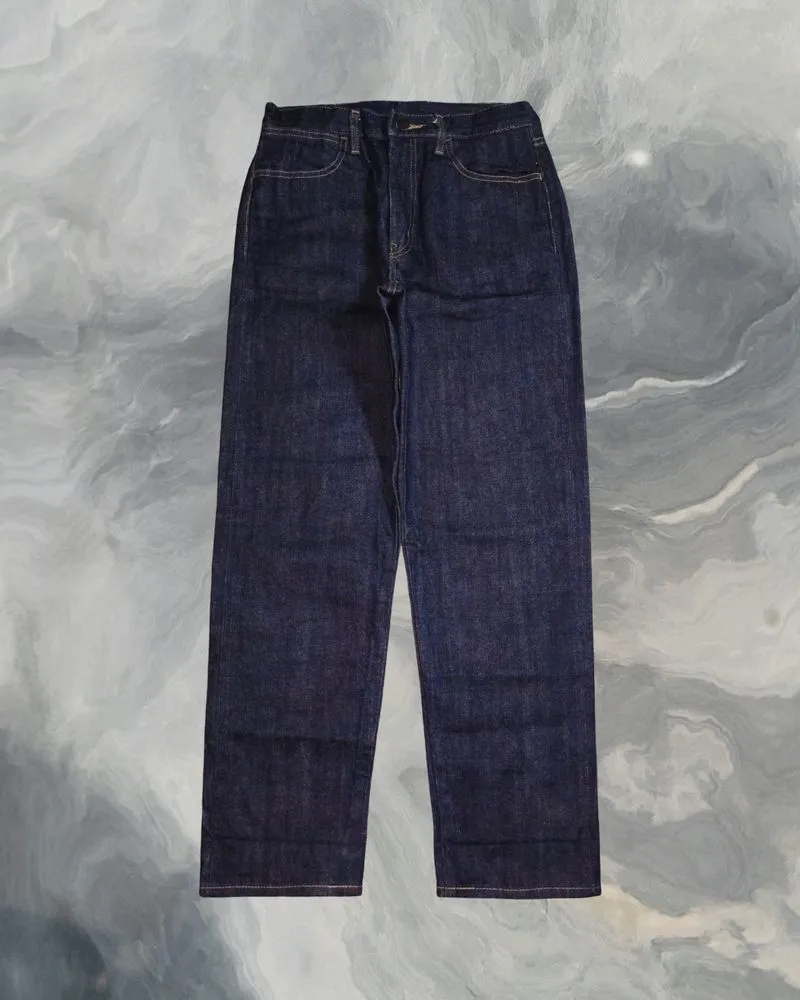 Celana Raw Denim Straight Selvedge Jeans Standart UNIQLO  photo 1