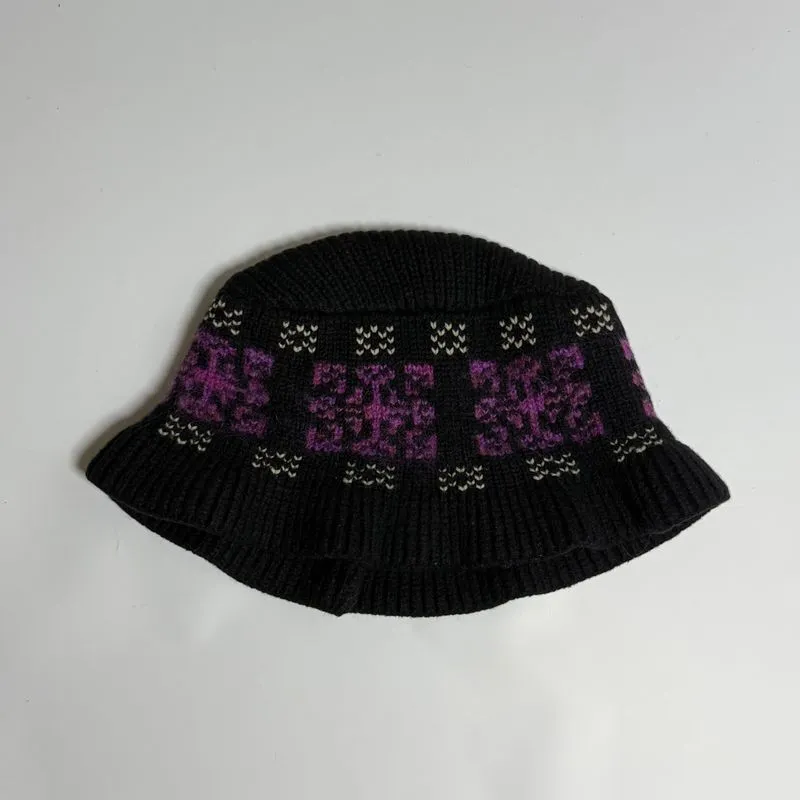 Anna Sui Wool Winter Knit Bucket Crepe Hat  photo 1