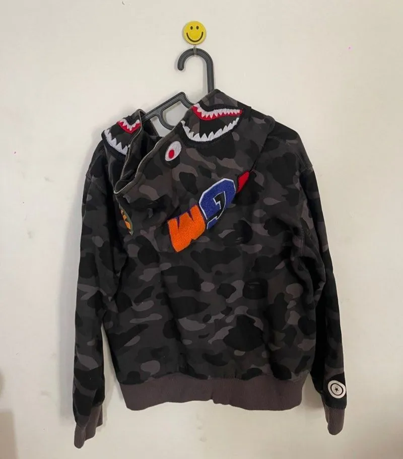 A Bathing Ape Vintage Sportswear Hoody Pria white black photo 1