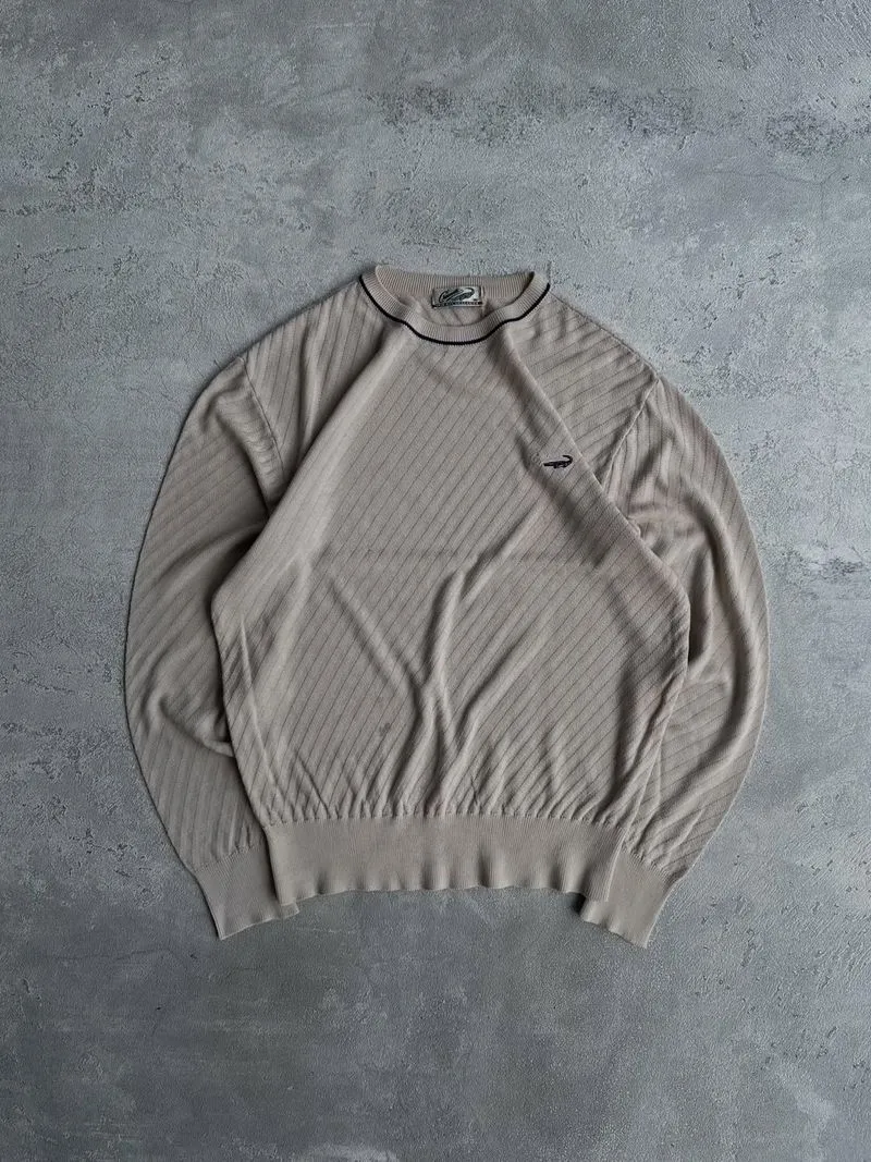 Crocodile knitwear basic textured small logo sweater photo 1
