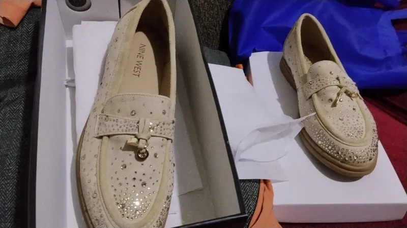 Sepatu Wanita NineWest Adde Diamanti Beige photo 1