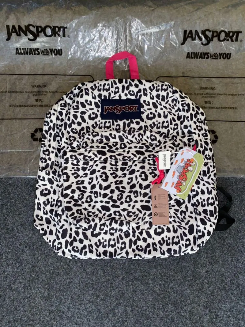 JanSport Vintage Casual Bag Pria black gray photo 1