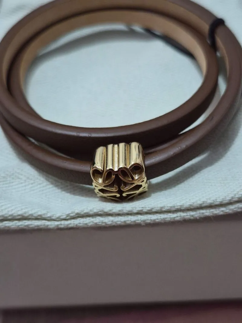 Anagram Bombé twist bracelet (Brown) photo 1