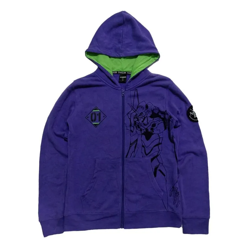 Sweater Zip Hoodie Anime Evangelion NERV Type-01 photo 1