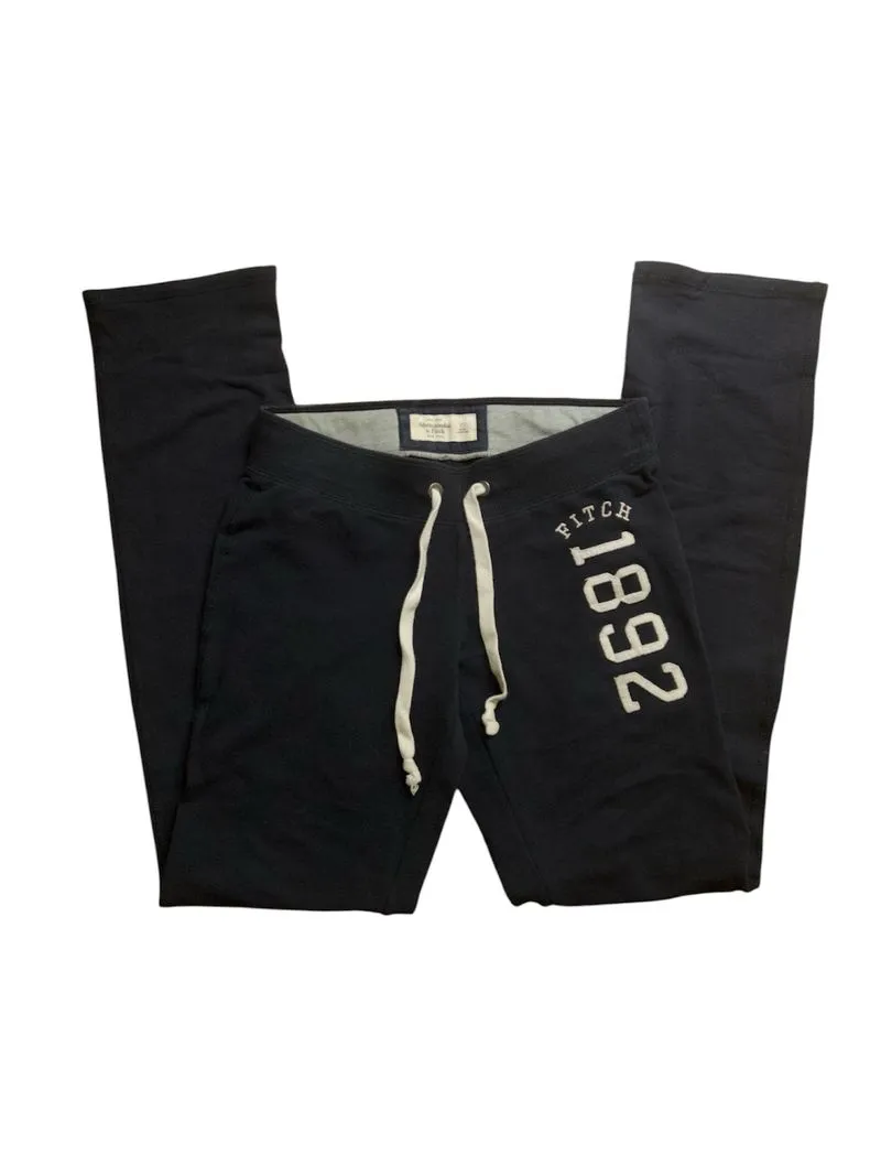 ABERCROMBIE & FITCH sweatpants navy  photo 1